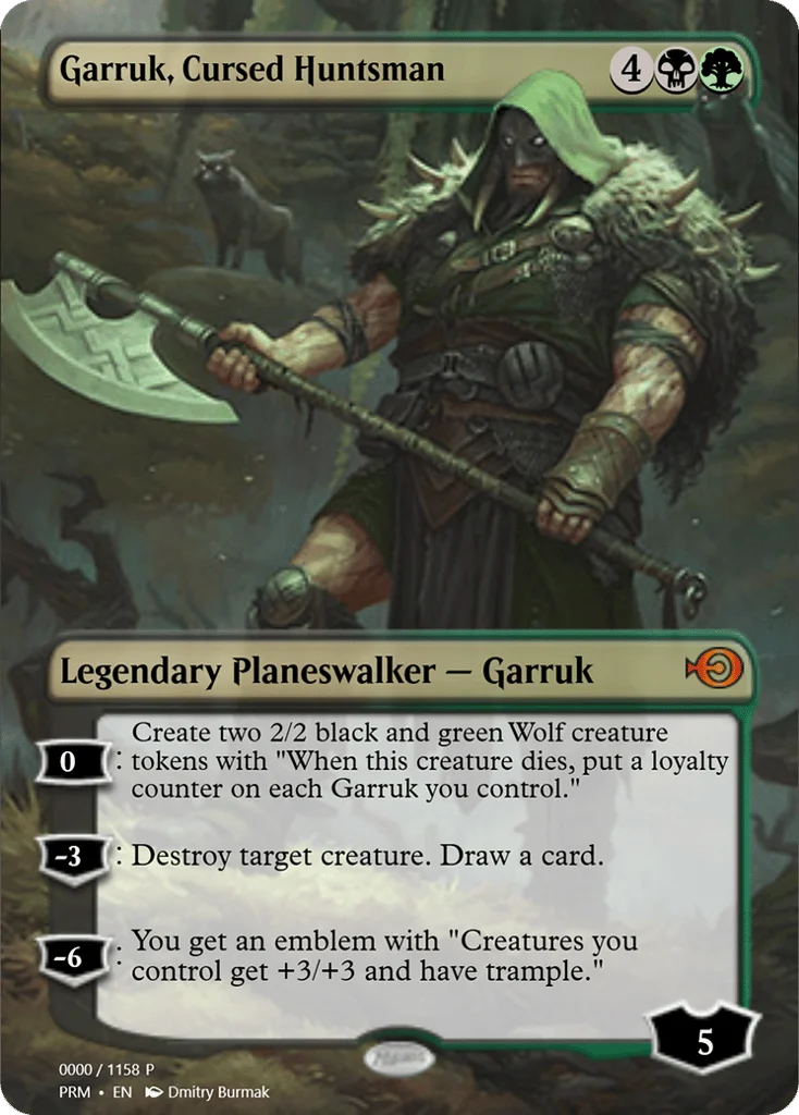 Garruk, Cursed Huntsman · Magic Online Promos