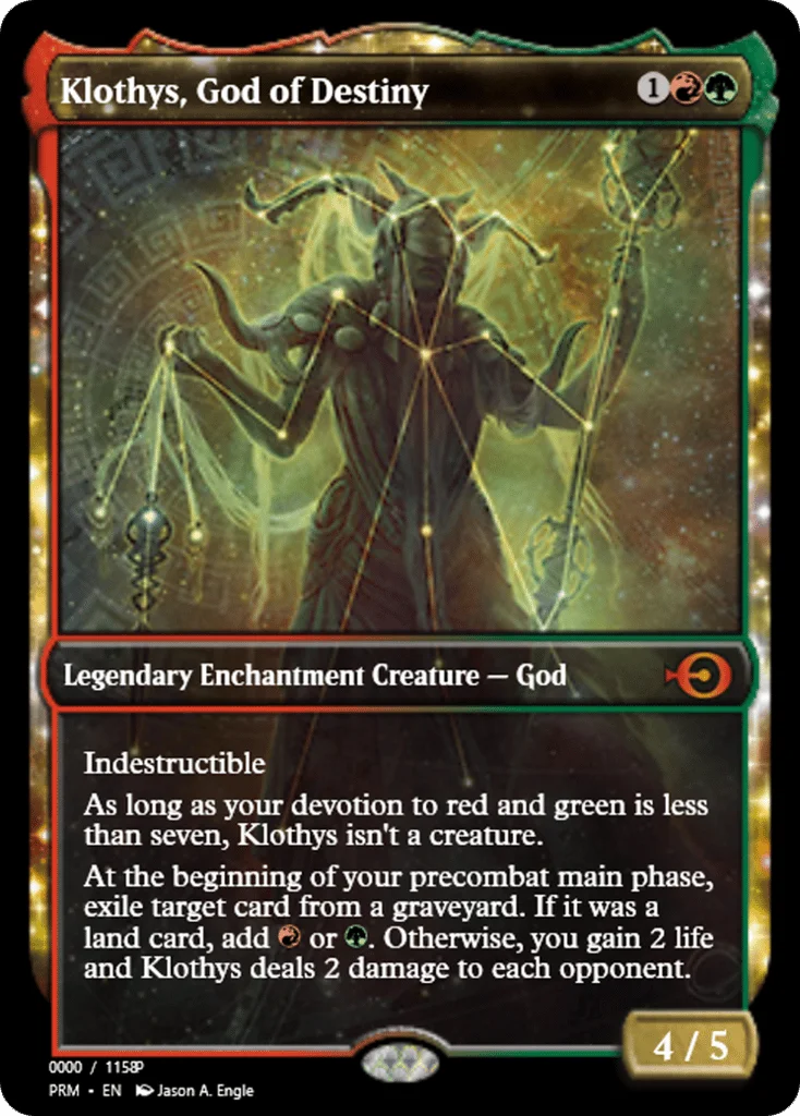 Klothys, God of Destiny · Magic Online Promos
