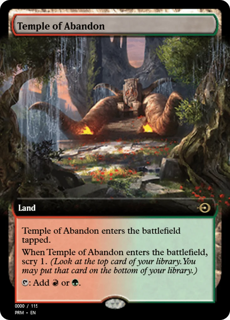 Temple of Abandon · Magic Online Promos