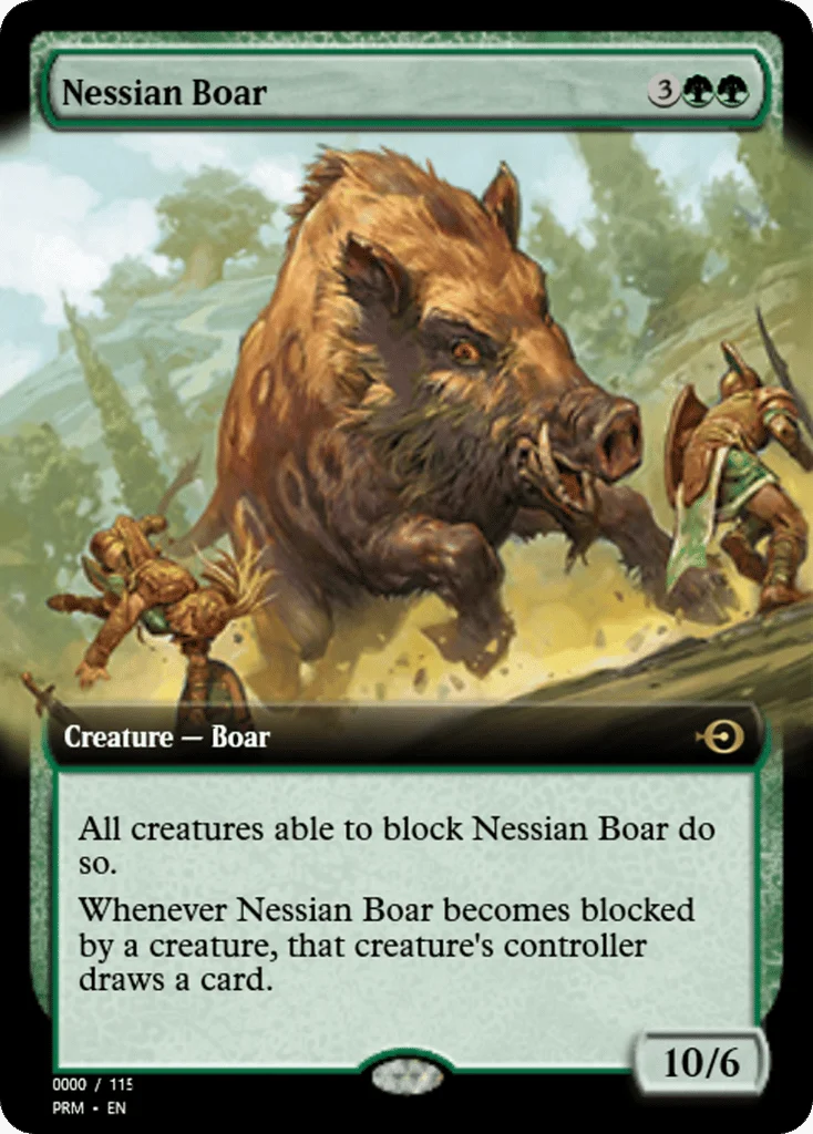 Nessian Boar · Magic Online Promos