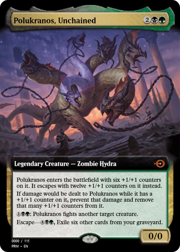 Polukranos, Unchained · Magic Online Promos