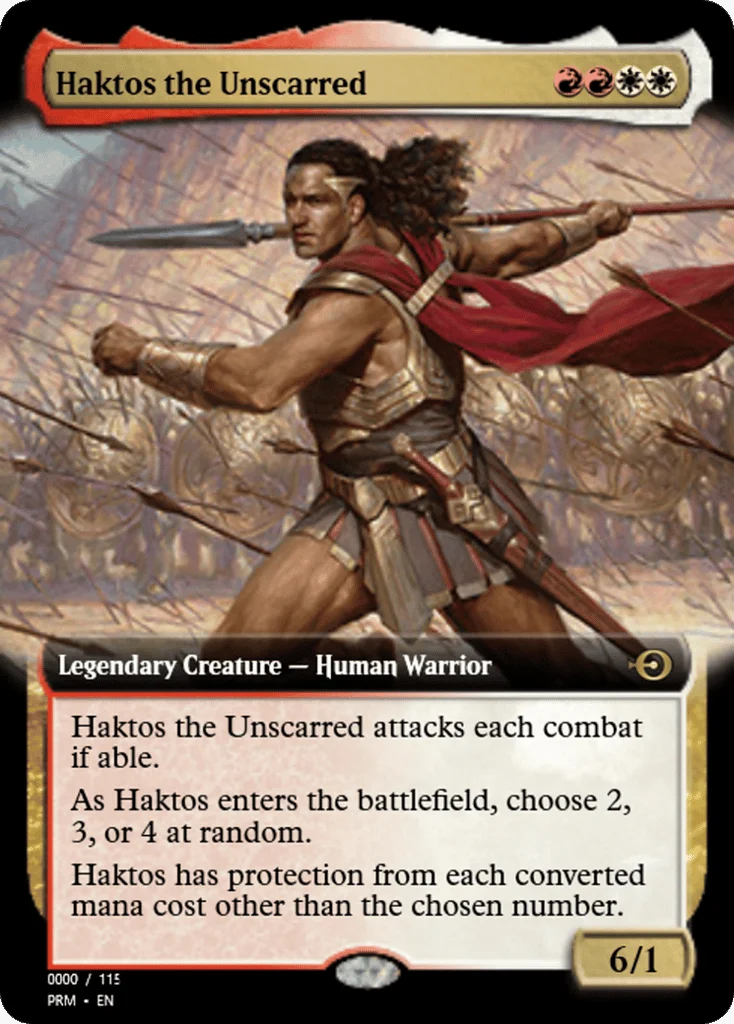 Haktos the Unscarred · Magic Online Promos