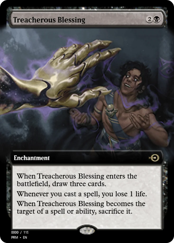 Treacherous Blessing · Magic Online Promos