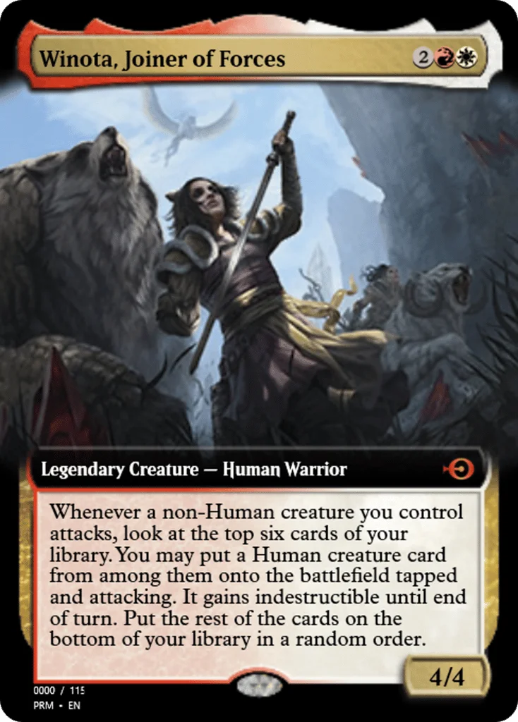 Winota, Joiner of Forces · Magic Online Promos