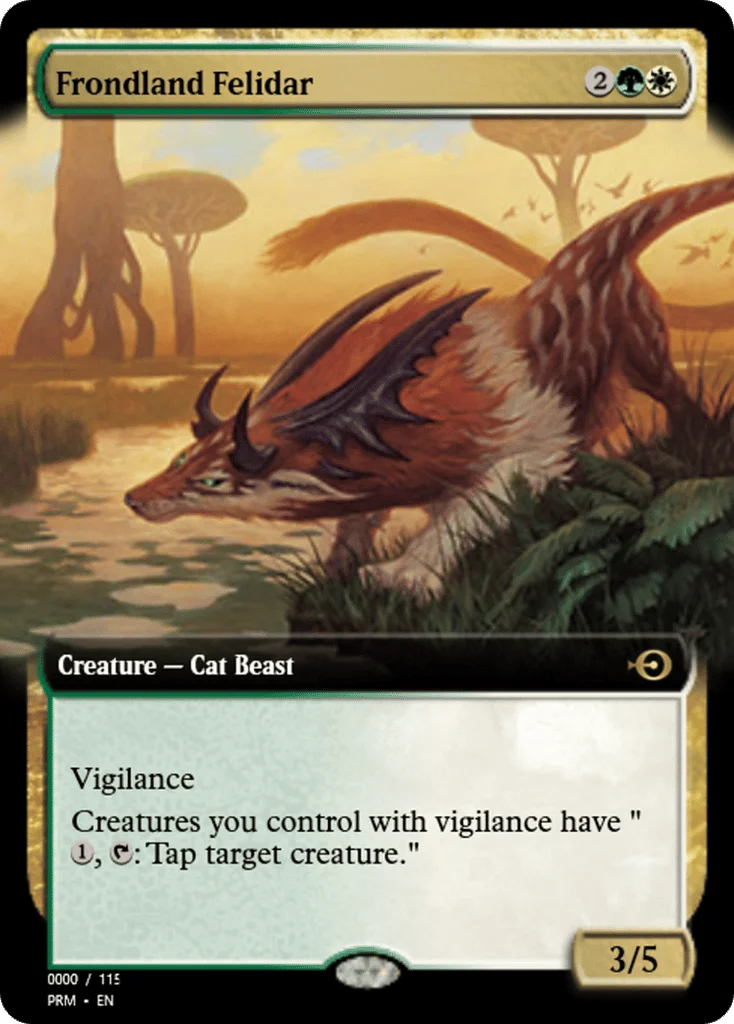 Frondland Felidar · Magic Online Promos