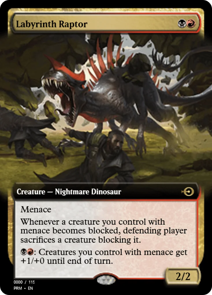Labyrinth Raptor · Magic Online Promos