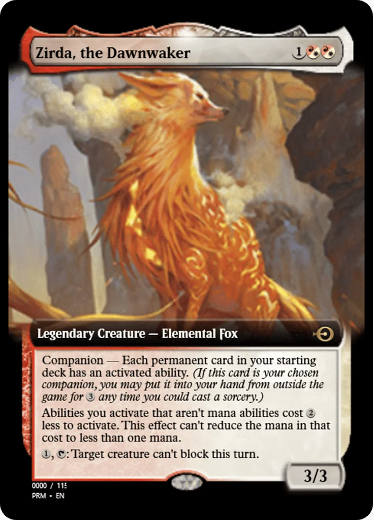 Zirda, the Dawnwaker · Magic Online Promos