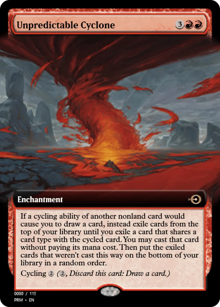 Unpredictable Cyclone · Magic Online Promos