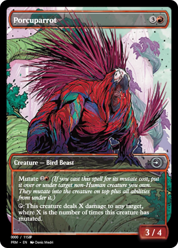 Porcuparrot · Magic Online Promos