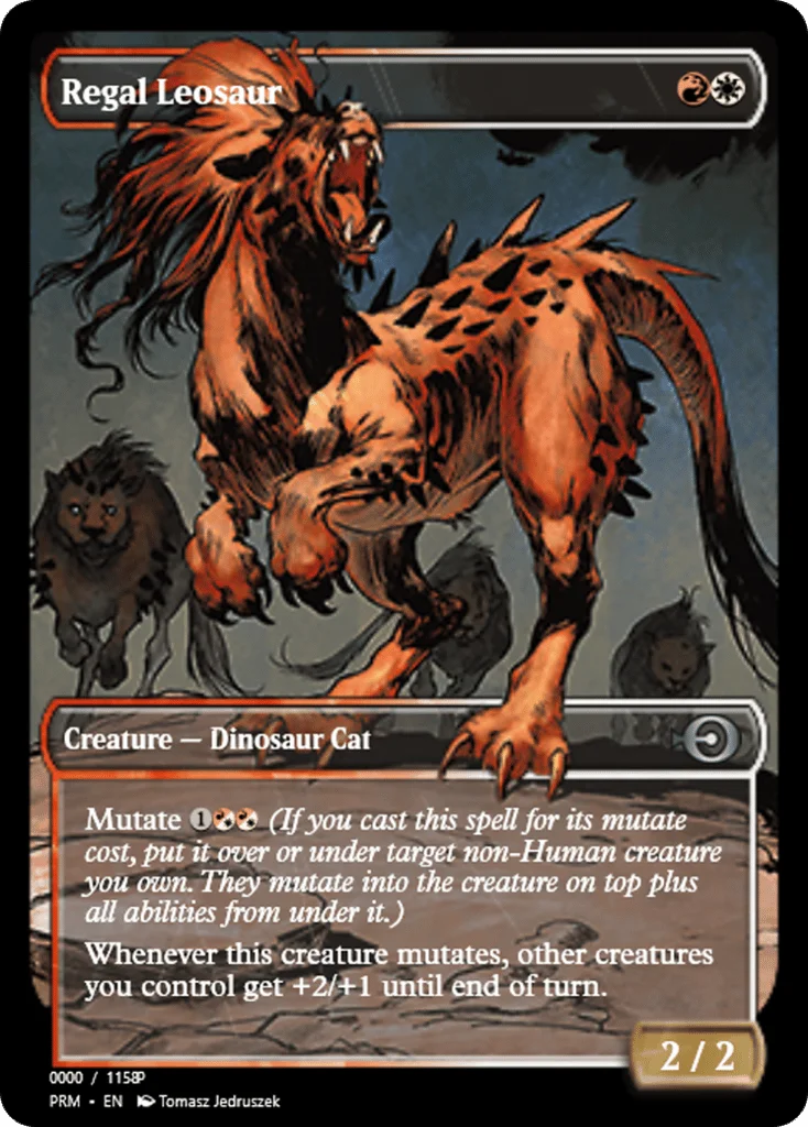 Regal Leosaur · Magic Online Promos