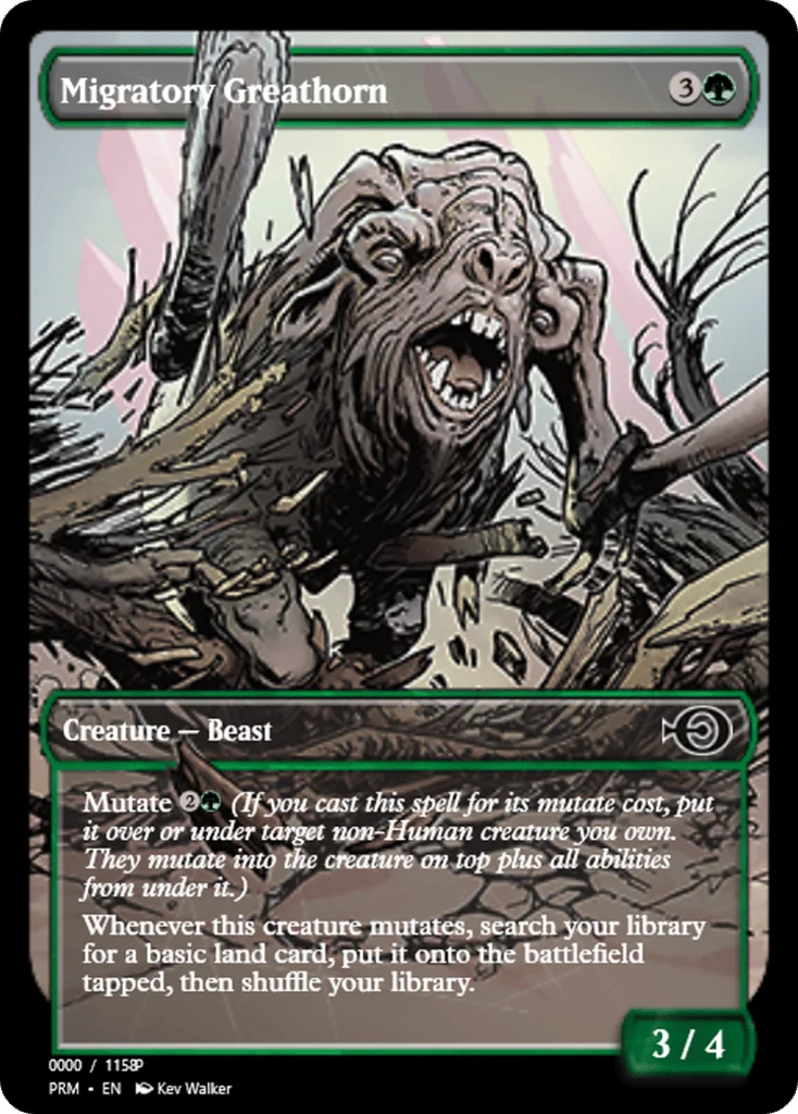 Migratory Greathorn · Magic Online Promos