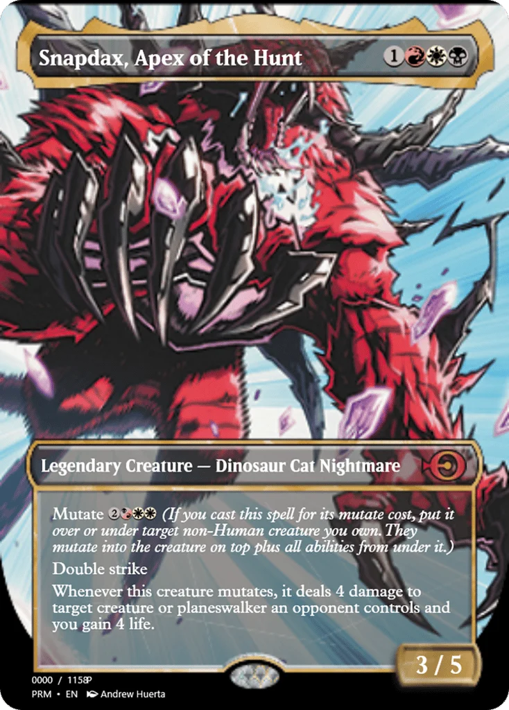 Snapdax, Apex of the Hunt · Magic Online Promos
