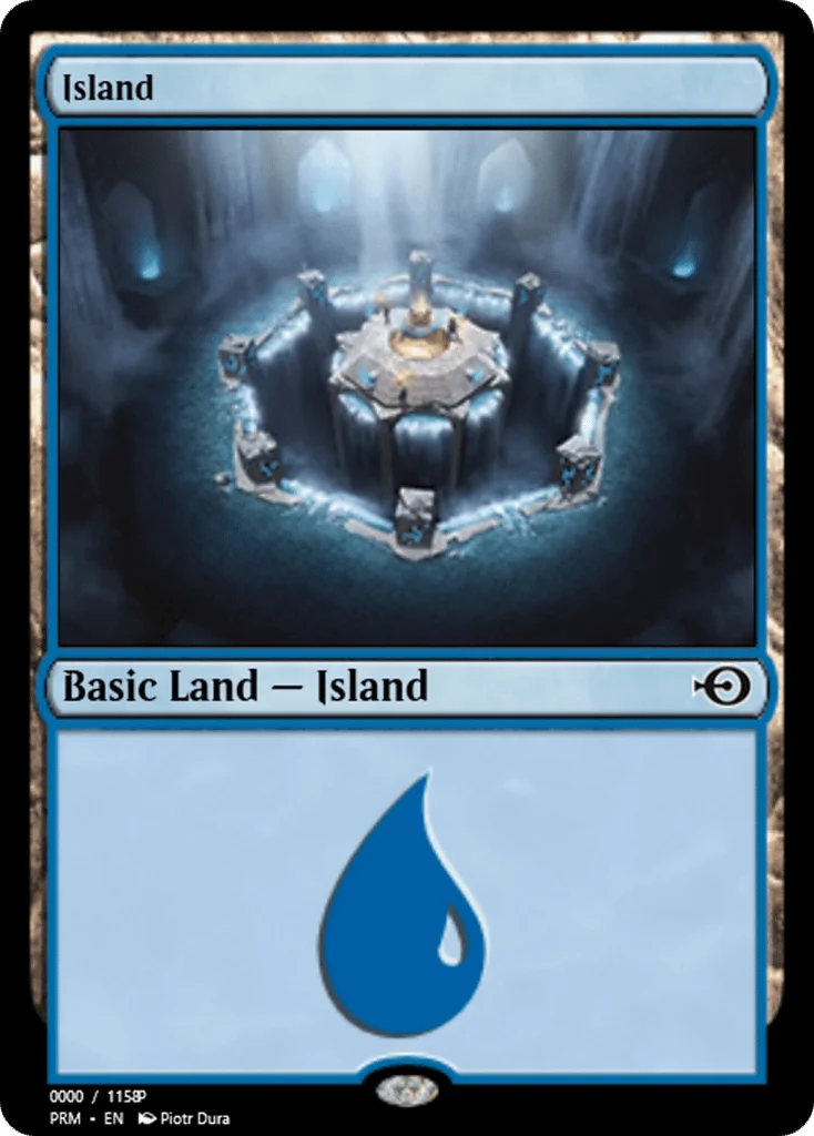 Island · Magic Online Promos