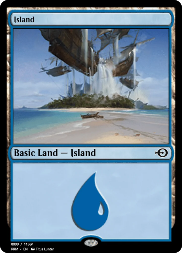 Island · Magic Online Promos