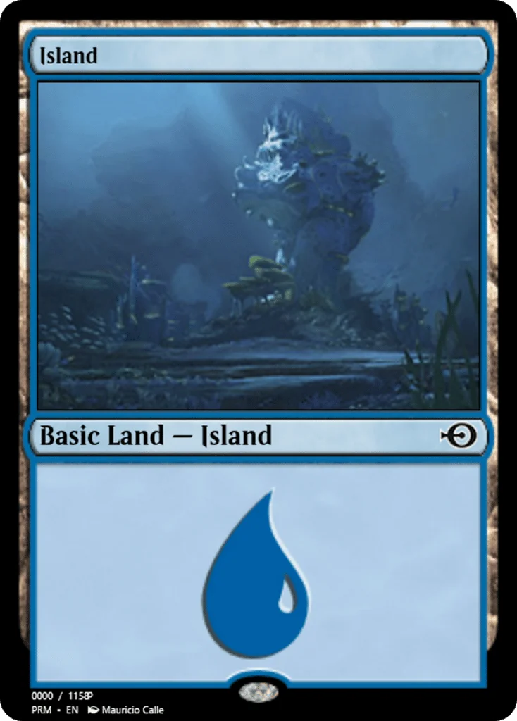 Island · Magic Online Promos