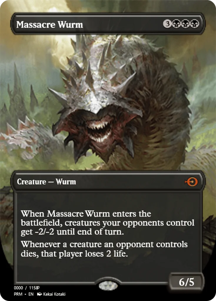 Massacre Wurm · Magic Online Promos