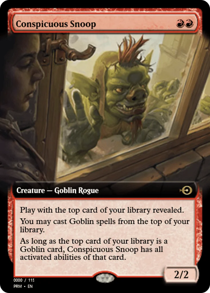 Conspicuous Snoop · Magic Online Promos