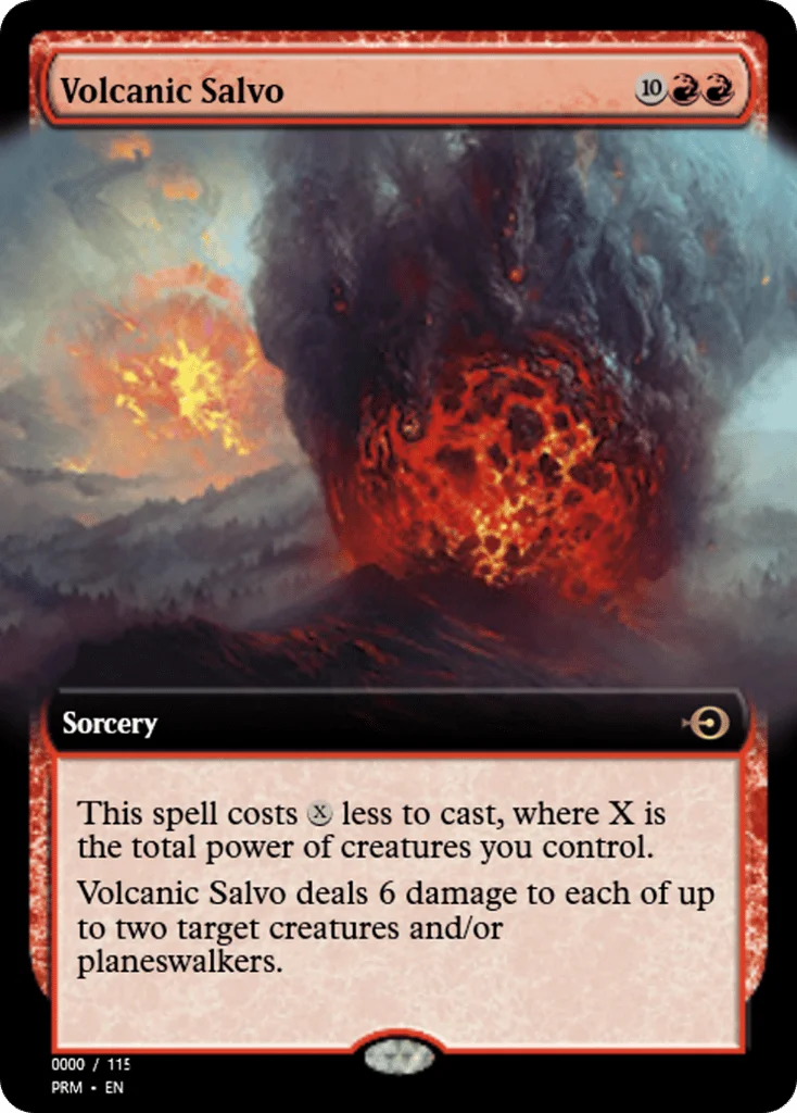 Volcanic Salvo · Magic Online Promos