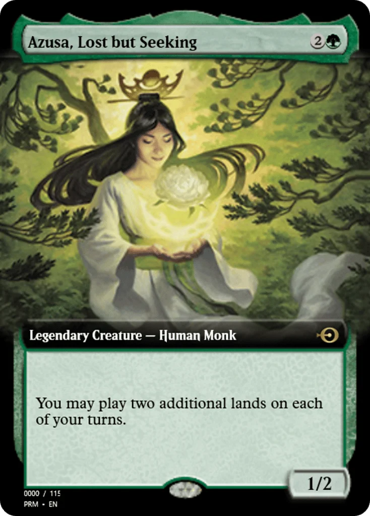 Azusa, Lost but Seeking · Magic Online Promos