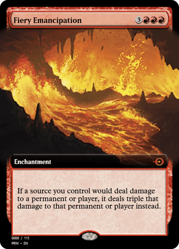 Fiery Emancipation · Magic Online Promos