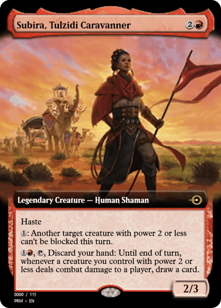Subira, Tulzidi Caravanner · Magic Online Promos