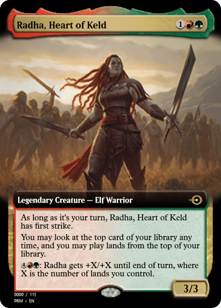 Radha, Heart of Keld · Magic Online Promos