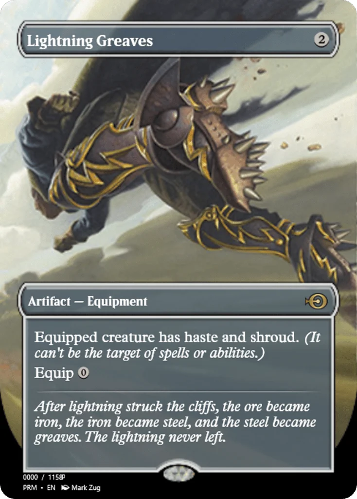 Lightning Greaves · Magic Online Promos