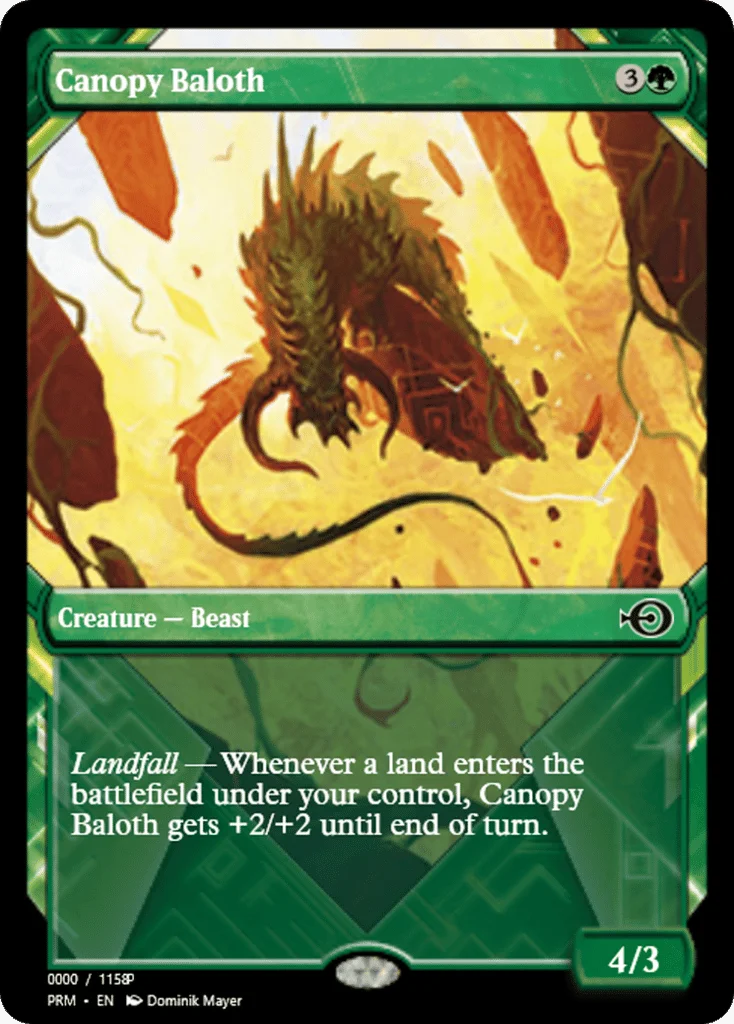 Canopy Baloth · Magic Online Promos