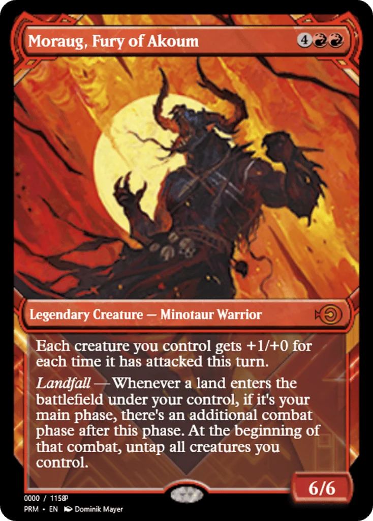 Moraug, Fury of Akoum · Magic Online Promos
