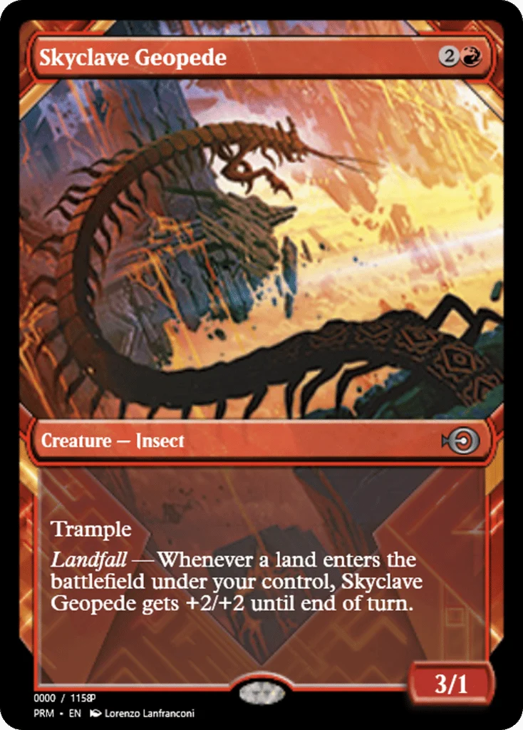Skyclave Geopede · Magic Online Promos