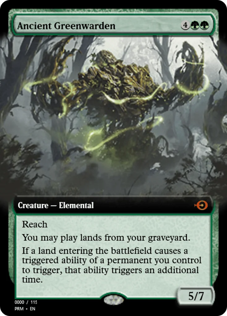 Ancient Greenwarden · Magic Online Promos