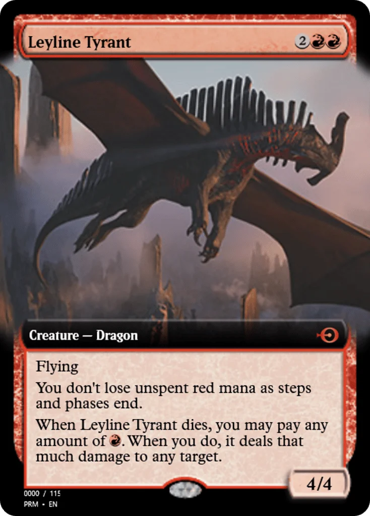 Leyline Tyrant · Magic Online Promos