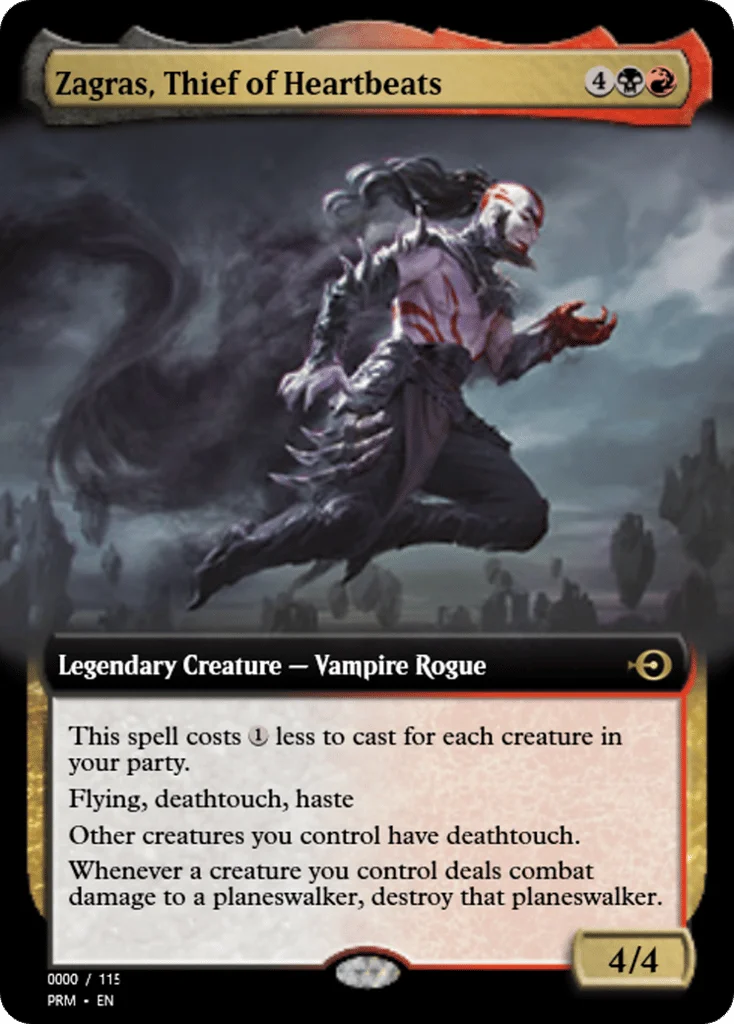 Zagras, Thief of Heartbeats · Magic Online Promos