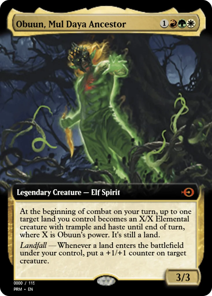 Obuun, Mul Daya Ancestor · Magic Online Promos