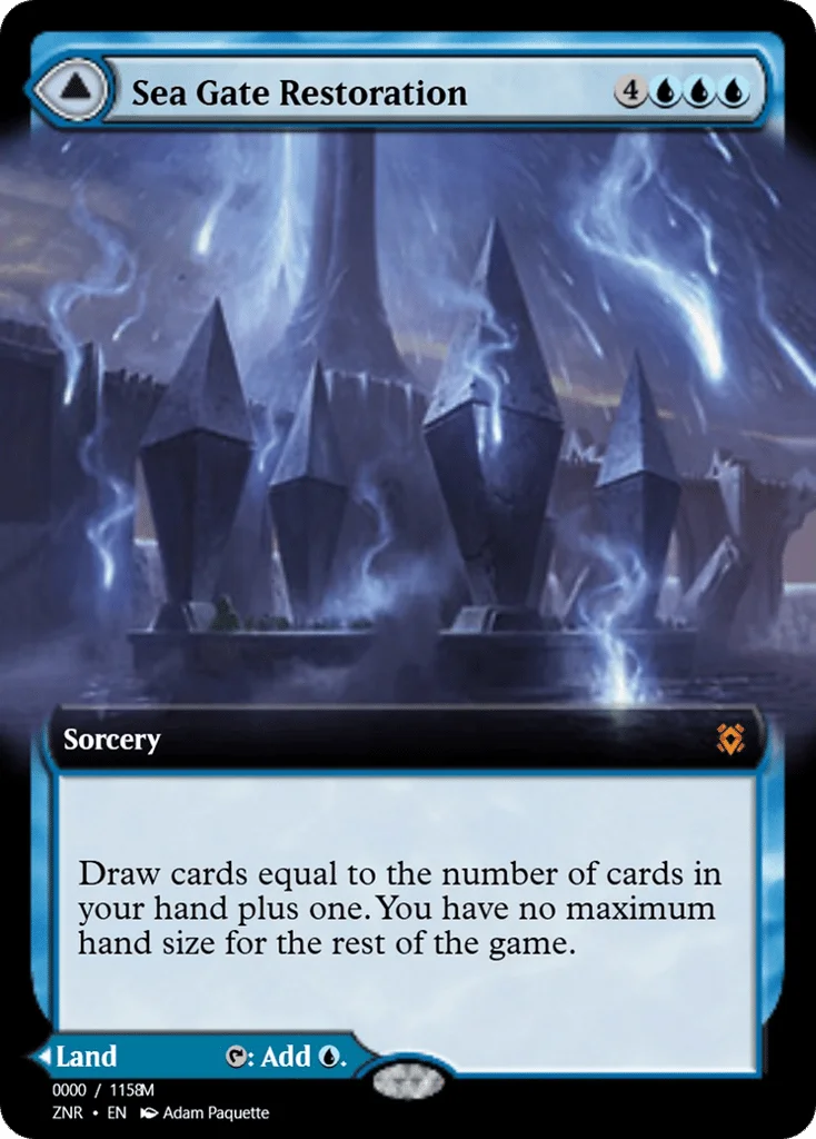 Sea Gate Restoration // Sea Gate, Reborn · Magic Online Promos