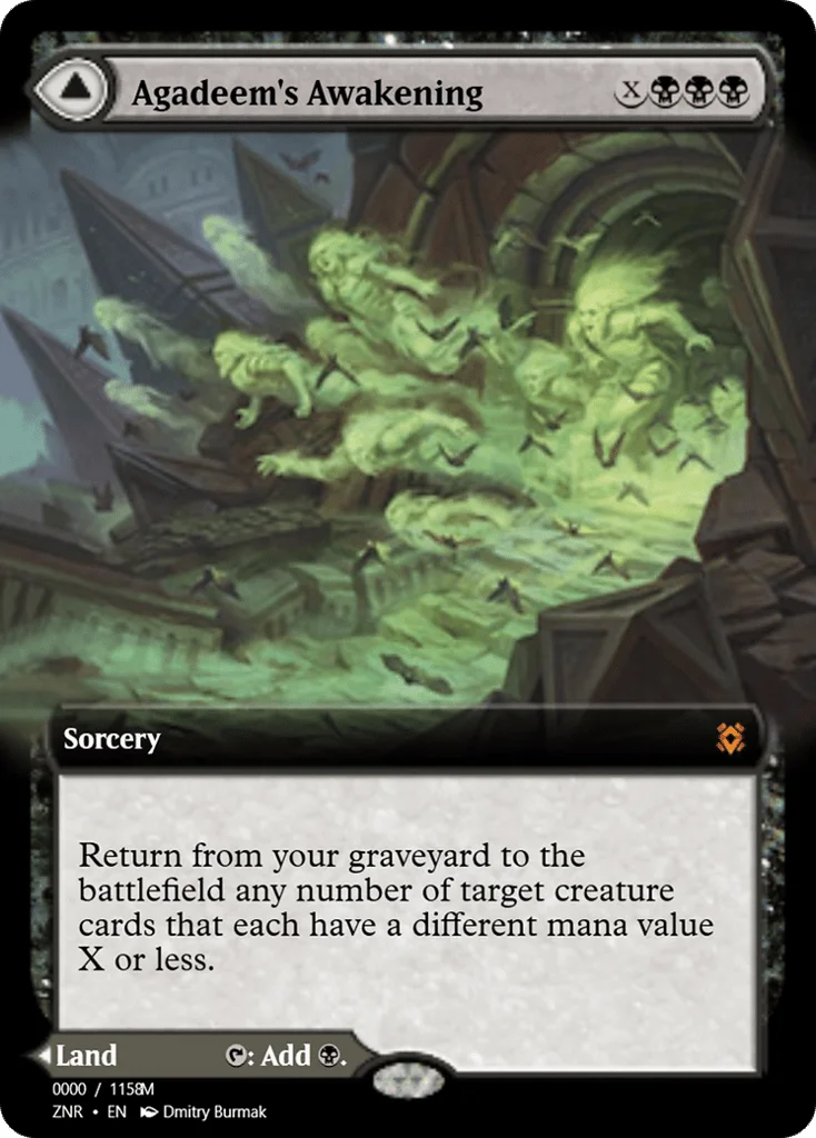 Agadeem's Awakening // Agadeem, the Undercrypt · Magic Online Promos