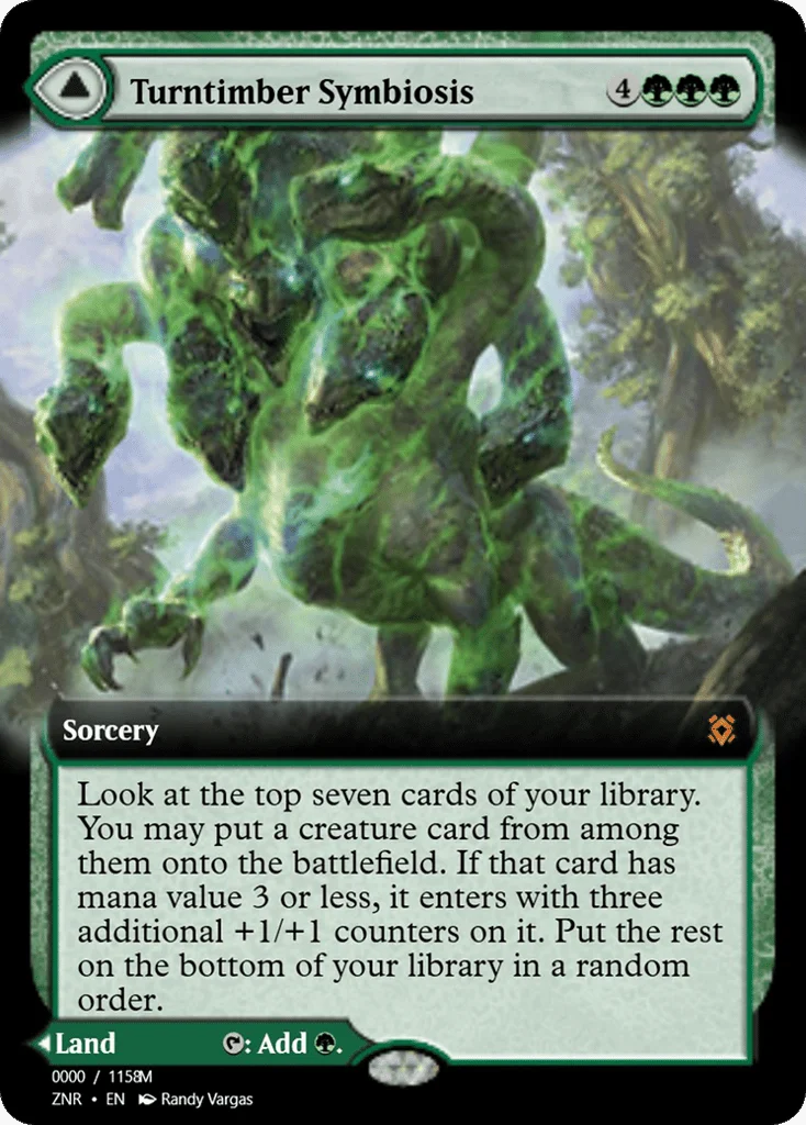 Turntimber Symbiosis // Turntimber, Serpentine Wood · Magic Online Promos