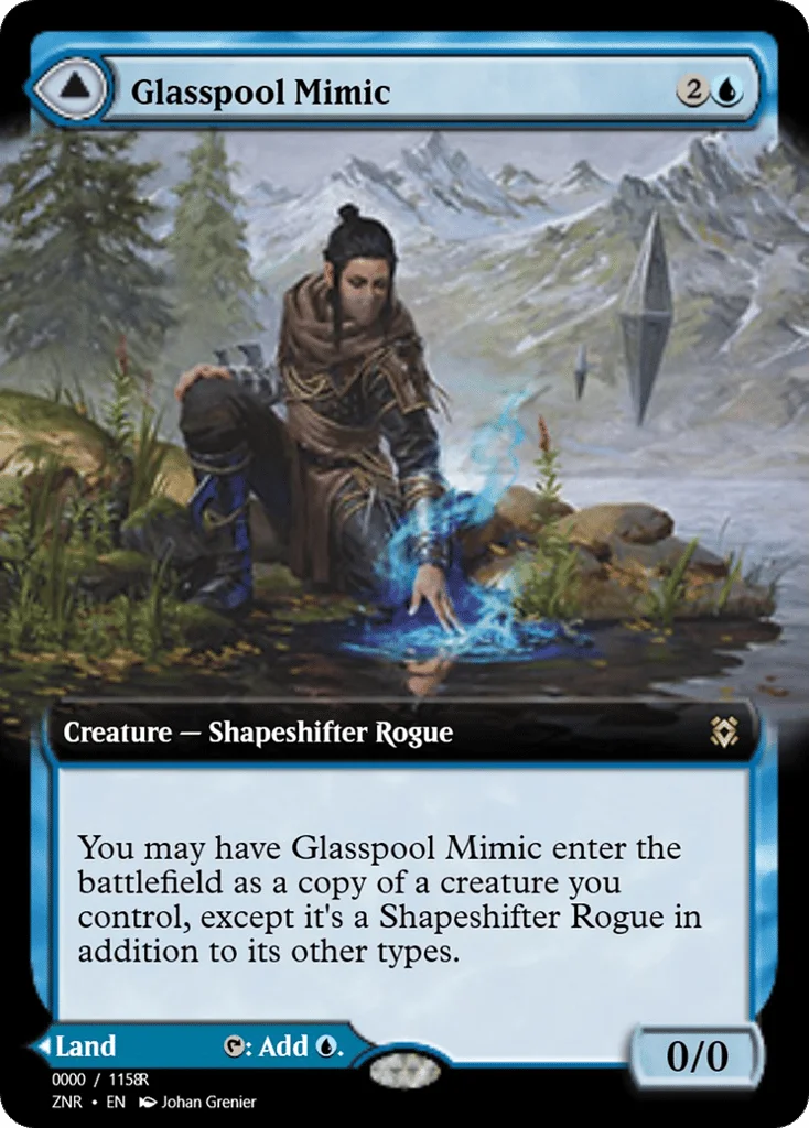 Glasspool Mimic // Glasspool Shore · Magic Online Promos
