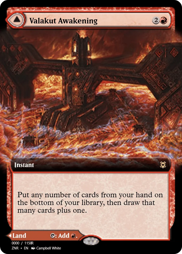 Valakut Awakening // Valakut Stoneforge · Magic Online Promos
