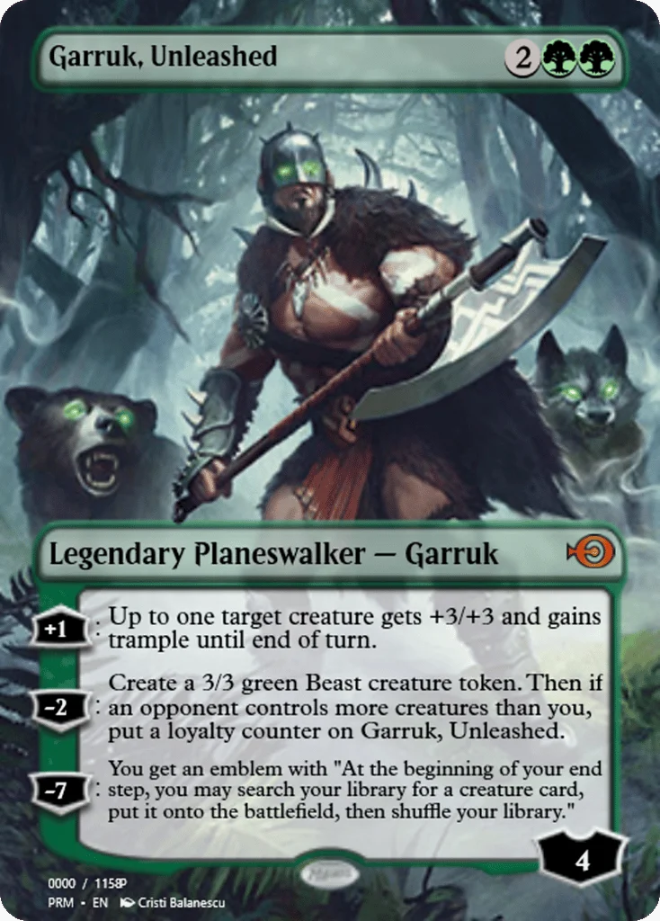 Garruk, Unleashed · Magic Online Promos