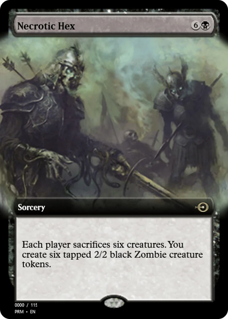 Necrotic Hex · Magic Online Promos