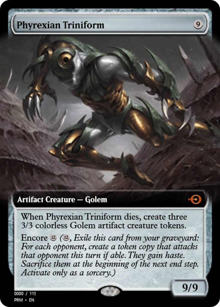 Phyrexian Triniform · Magic Online Promos