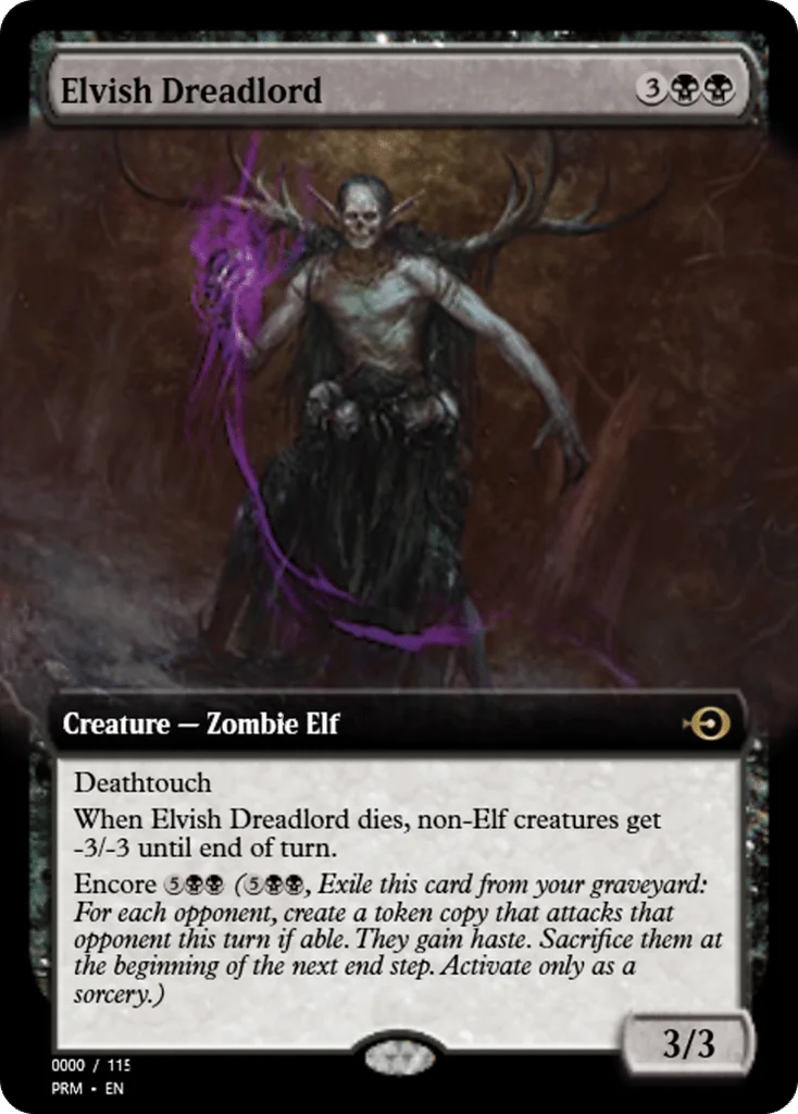 Elvish Dreadlord · Magic Online Promos