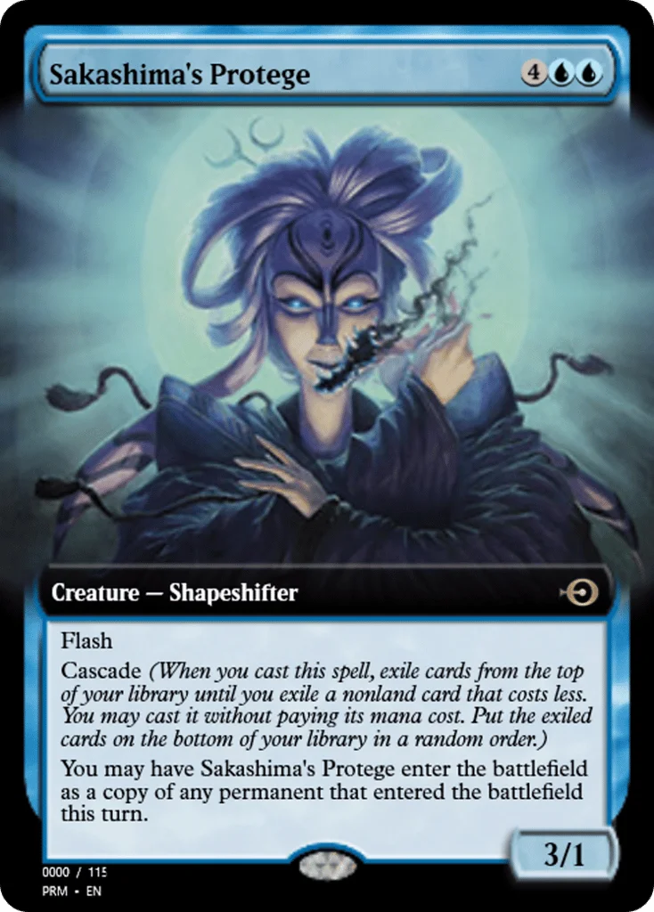 Sakashima's Protege · Magic Online Promos