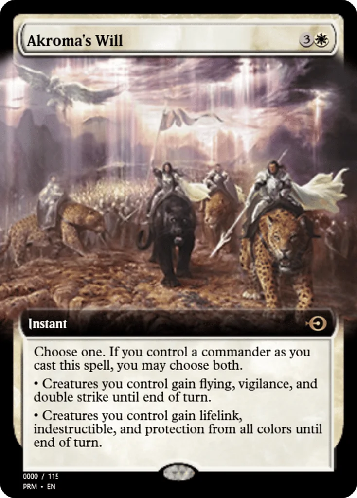Akroma's Will · Magic Online Promos