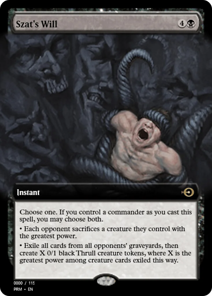 Szat's Will · Magic Online Promos