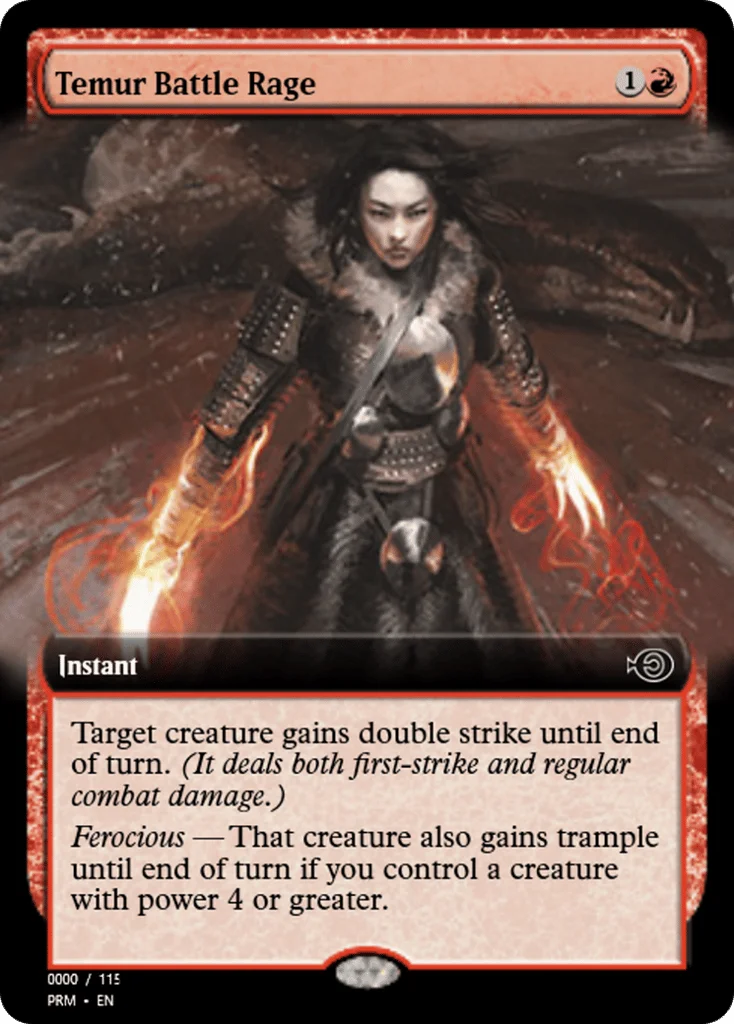Temur Battle Rage · Magic Online Promos