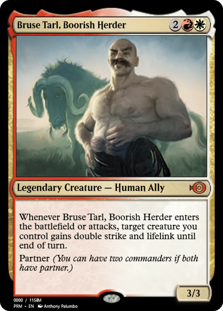 Bruse Tarl, Boorish Herder · Magic Online Promos