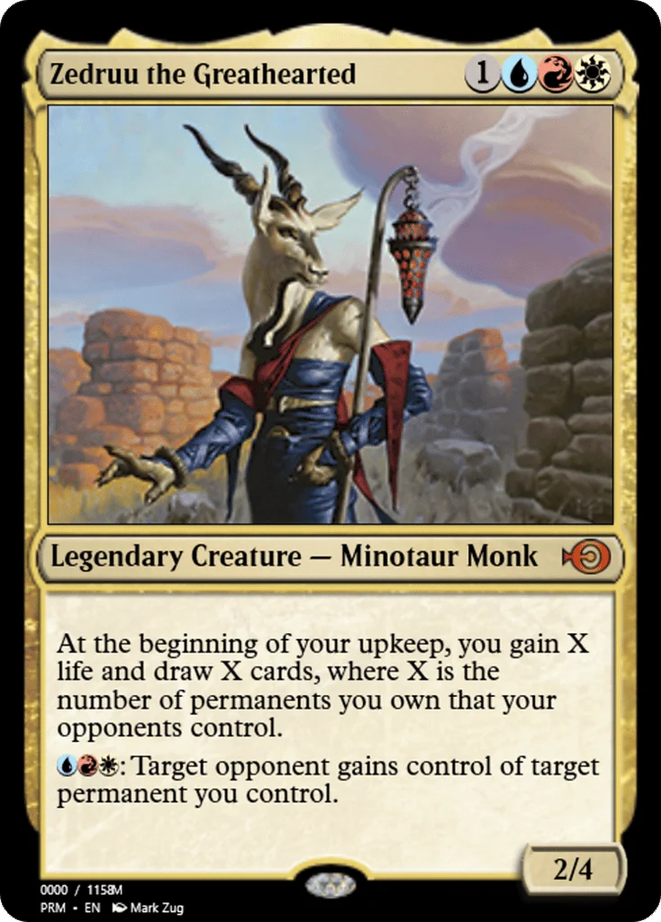 Zedruu the Greathearted · Magic Online Promos