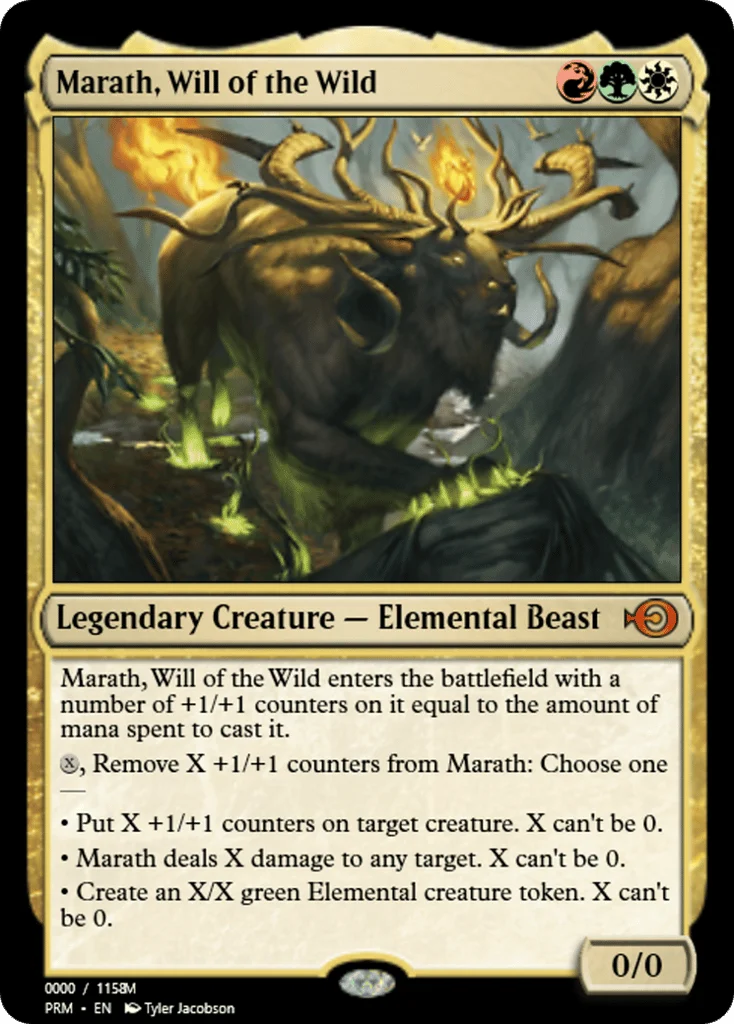 Marath, Will of the Wild · Magic Online Promos